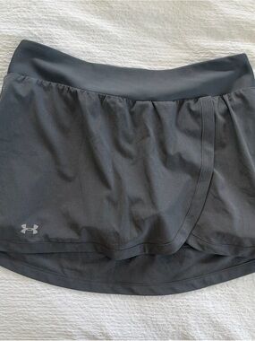 Under Armour Women's Charcoal Grey Athletic Skort